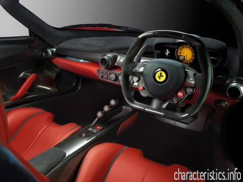 FERRARI Generation
 Ferrari LaFerrari 6.3hyb AT (789hp) Technical сharacteristics
